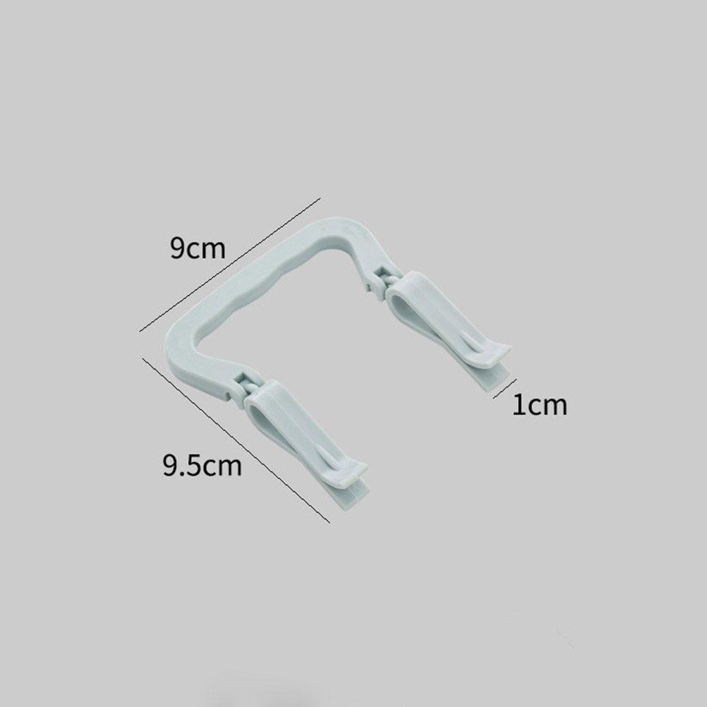 6Pcs Premium PP Trash Bag Clips Heavy Duty Non-Slip Grip for Trash Can Waste Bin Garbage Bag Holder Easy Clip Fix