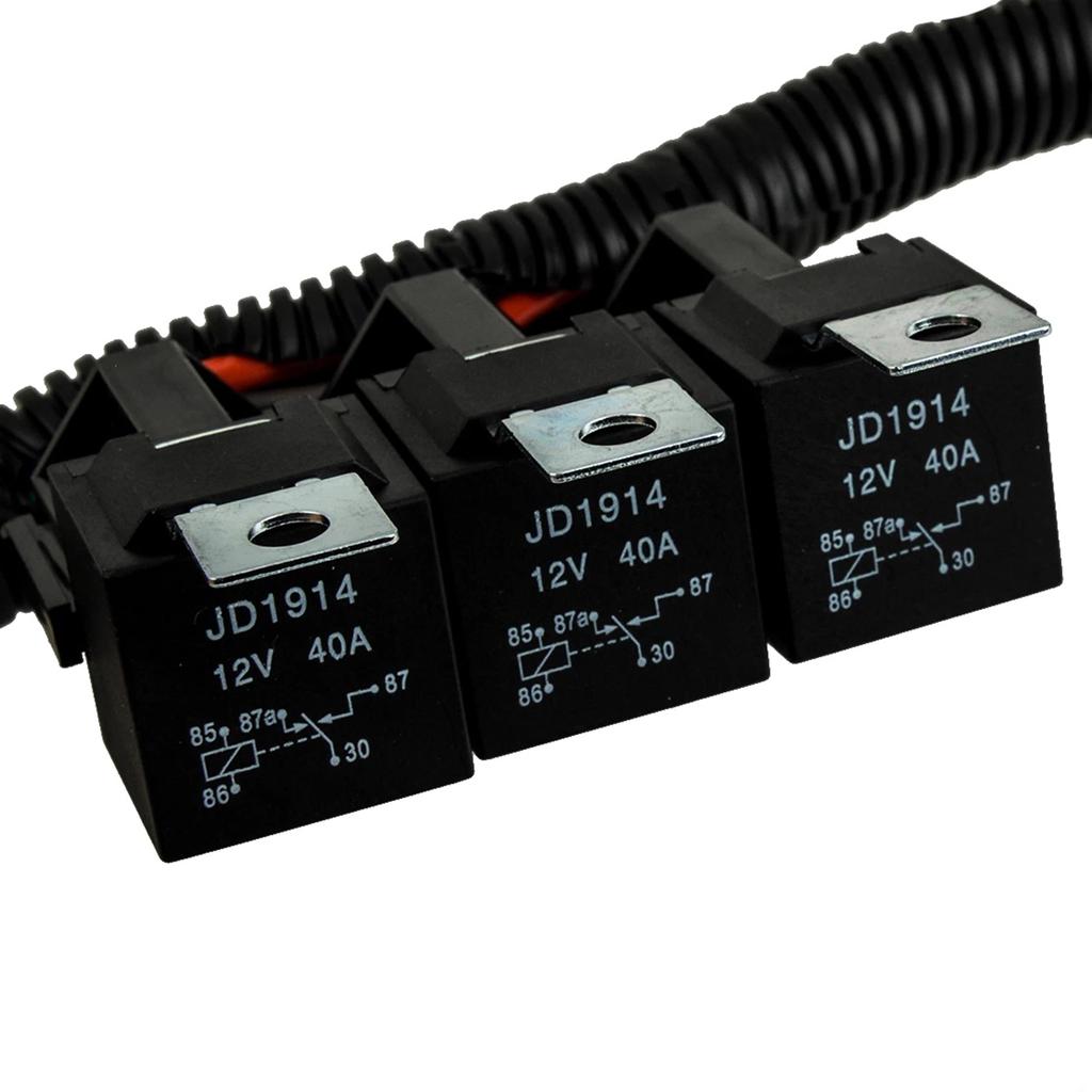 Compatible for 7L5533A226T 1999-2006 Car Electric Control Double Fan Wiring Connector Ensure Smooth Circuit Transmission