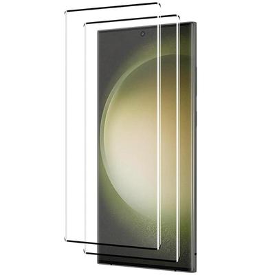 Protective Film for Samsung S21 S22 S23 S24 S25 Note 20 Ultra Tempered Glass 3D Curved Surface Edge Glue Screen Protector