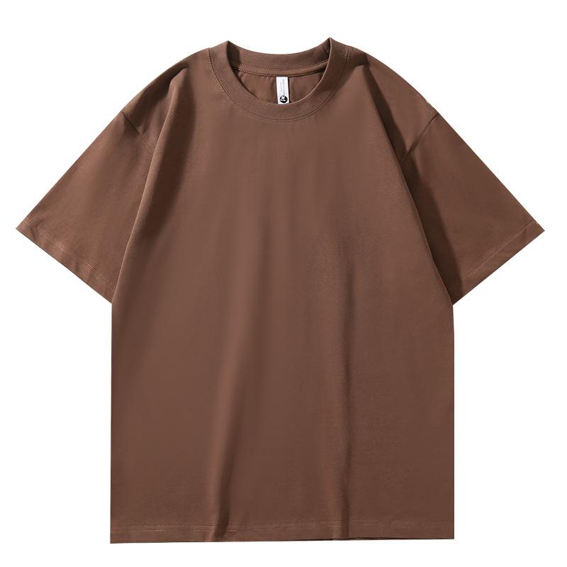 Men's Oversized Loose Fit Crew Neck T-Shirt - Soft Cotton Casual Short Sleeve Top