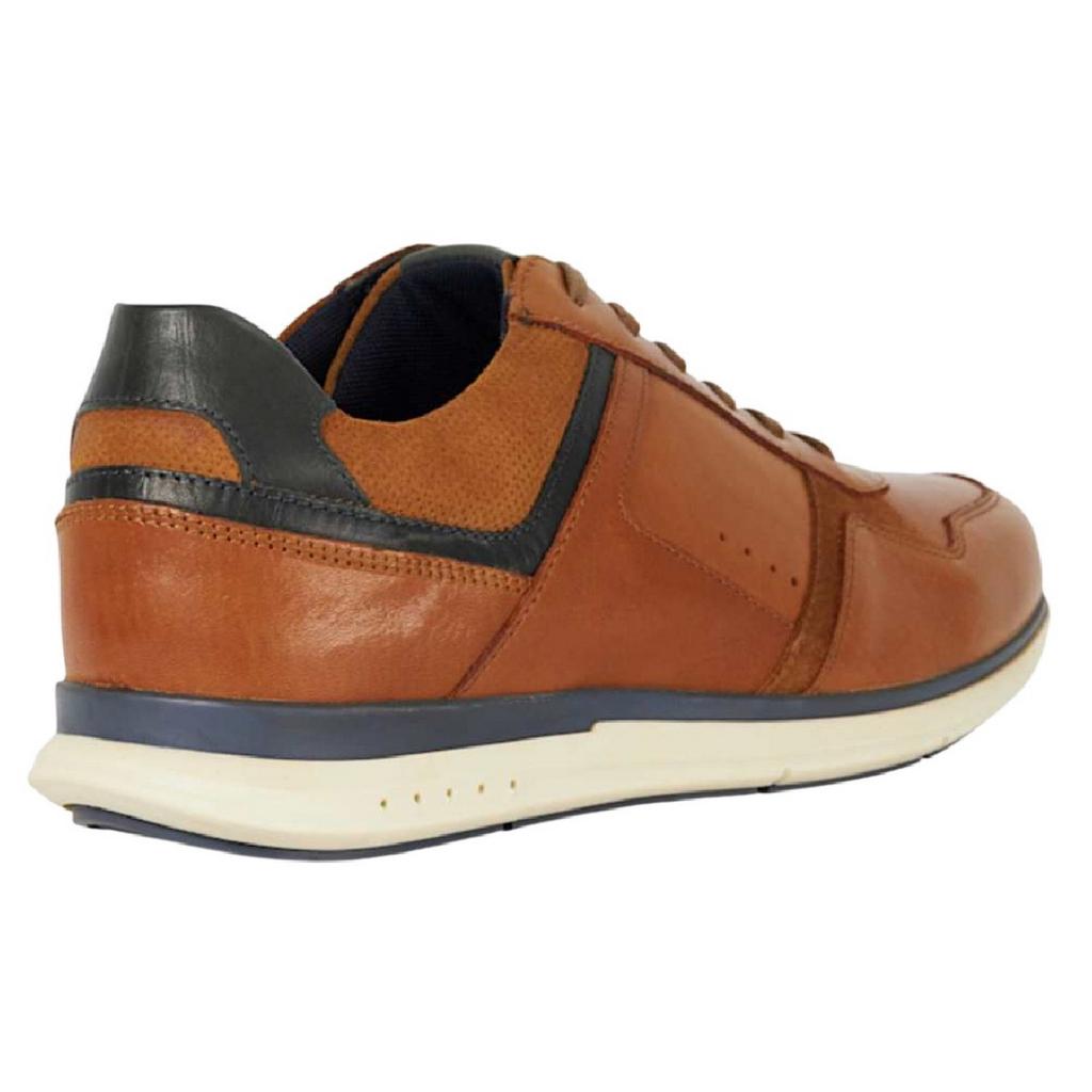 Dune London Mens Torben Leather Trainers