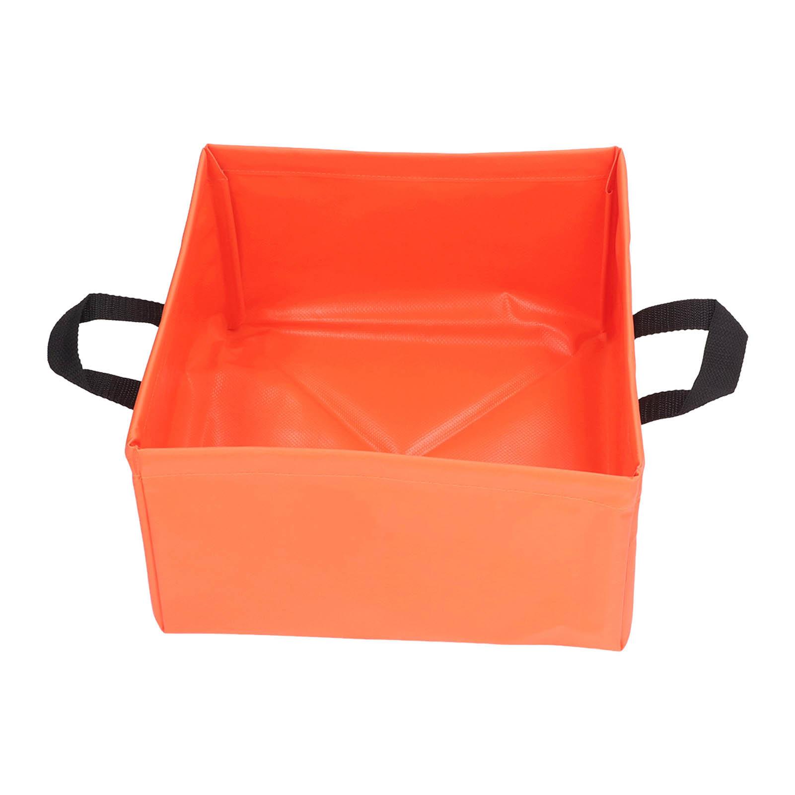 Collapsible Bucket Multifunctional Portable Lightweight Large Capacity Foldable Bucket for Camping Hiking Fishing 13L