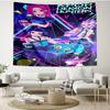 Arazzo Stampato Cacciatori di Demoni KPop - Tessuto Decorativo da Parete Portatile, per Casa, Dormitorio, Viaggio, Camera da Letto, Soggiorno - Regalo Ideale per Compleanno, Inaugurazione