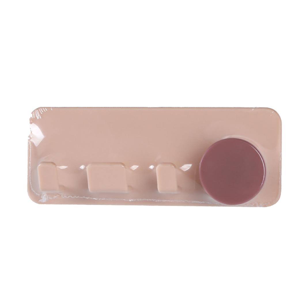 Plug Hook Punch Free Strong Adhesion Simple Appearance Wall Mounted Power Plug Holder for Bathroom