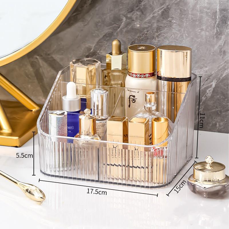 Desktop Cosmetics Storage Box Brushes Makeup Organizer Case Lipsticks Box Pencil Pens Jewelry Container Bathroom Accessories