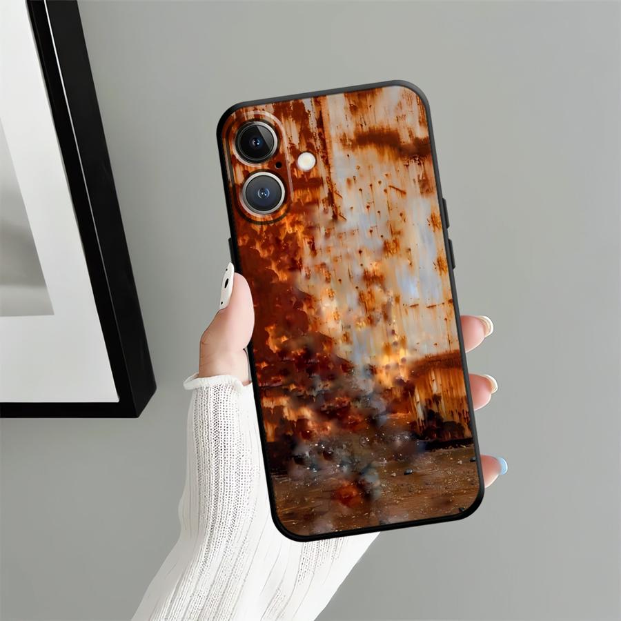 

Чехол для телефона Rust Marks Funda для iPhone 17Air 14 13 Mini SE 15 Plus 7 8 17 16 Pro Max 12 X XS XR 11 iPhone 7 Plus