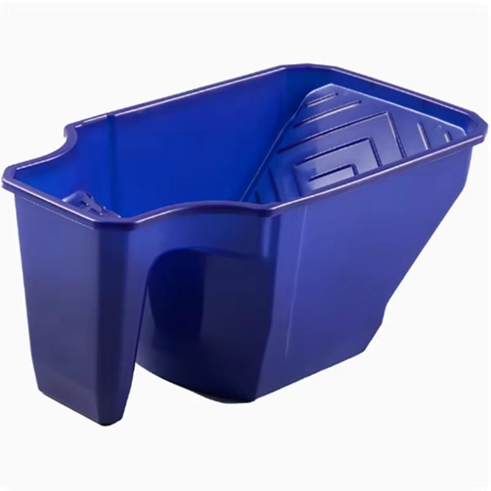 Dark Blue Painting Bucket PP Holding Paint Cup Wall Painting Handheld Paint Cup  Home Improvement