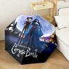 1PC Corpse Bride Moonlit Romance Automatic Umbrella - Suitable Travel Outdoor Portable Umbrella Birthday Gift Daily Essentials