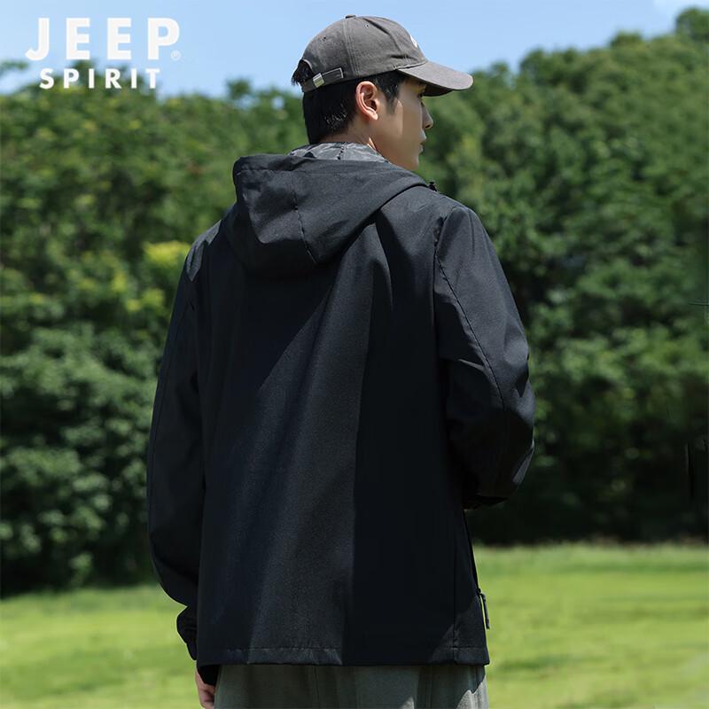 JEEP SPIRIT Herr Casual Jacka med Huva