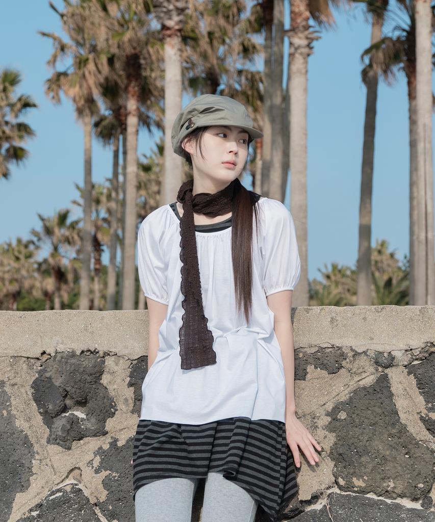 Ohesio Vintage Draped Cap, Khaki