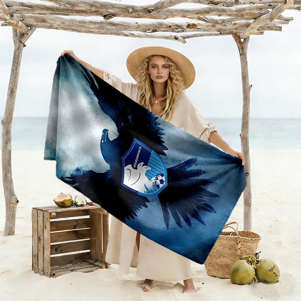 Erzurumspor Fk Beach Towel High Absorbency & Quick-Dry Comfortable Lightweight Portable for Swimming,Beach,Camping, Travel, Beach Accessories,Gym
