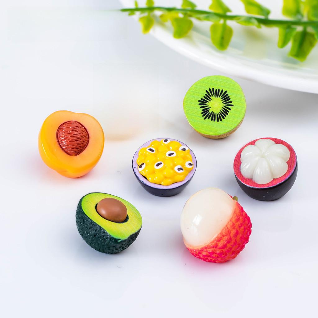 Realistic Miniature Resin Fruit Blind Box Creative Decor For Dollhouse Fans