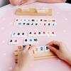106Pcs Wooden Rummy Tiles Portable Case Classic Board Game Rummy Cube Game  Parent-Child Interactive