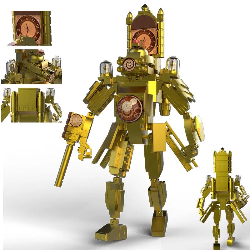 New Skibidi Toilet Weapon Titan TVMan Action Figure Building Block Toys For Boys Cameraman Bricks DIY Model For Kid Adult Gifts