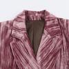 Women's Velvet Suit: 2025 European & American Style Jacket with Wide-Leg Pants