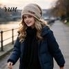 Cold Weather Commuter Hat Winter Knitted Cap for Women Girls, Thickened Warm Weather, Stylish Gift Plush Lined Fashion Stacked Hat, Slouchy