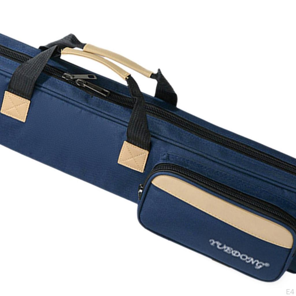 Flute Carry Bag Carrying Handle Accessories Can Hold 7 Flutes with Side Pocket Adjustable Shoulder