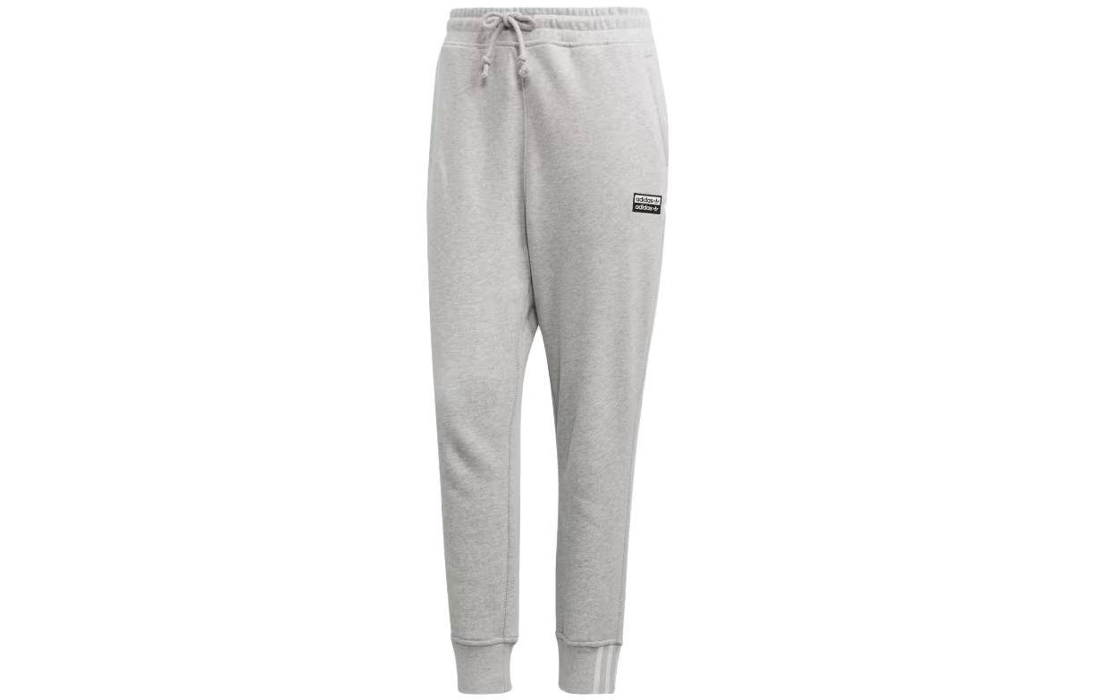 

Adidas Originals Knitted Sweatpants Women s Gray Moderate Cuffed Pants ED5852 32