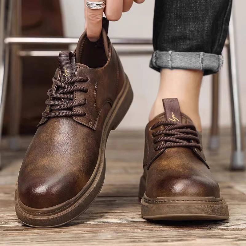 Huizhou bottines Martin basses nouvelles chaussures printemps et automne chaussures en cuir hiver britannique