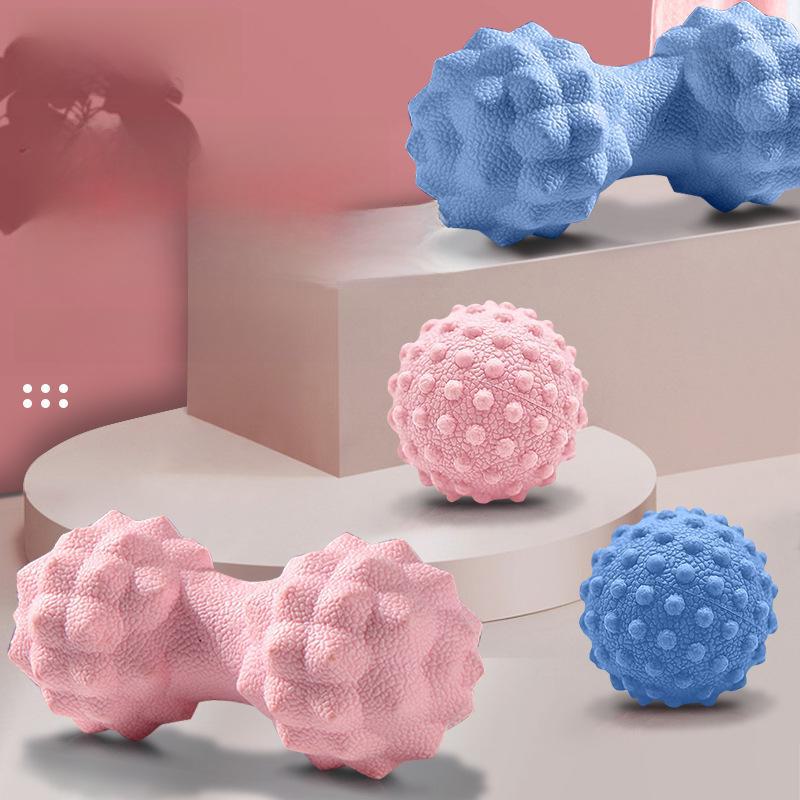 

«Фасциальный арахисовый массажный мяч»: Расслабление мышц плеч, шеи, талии, ног и ступней — идеально подходит для йоги и фитнеса». membrane [single ball] 4.5cm зелёный