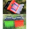 Portable Tool Chest With Locking Clip For Storing Tools And Small Parts Fishing Tackle Box 4 Layers Fishing Box Portable