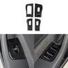 Real Carbon Fiber Car Window Switch Panel Cover Trim for 17-21 Tesla Model 3