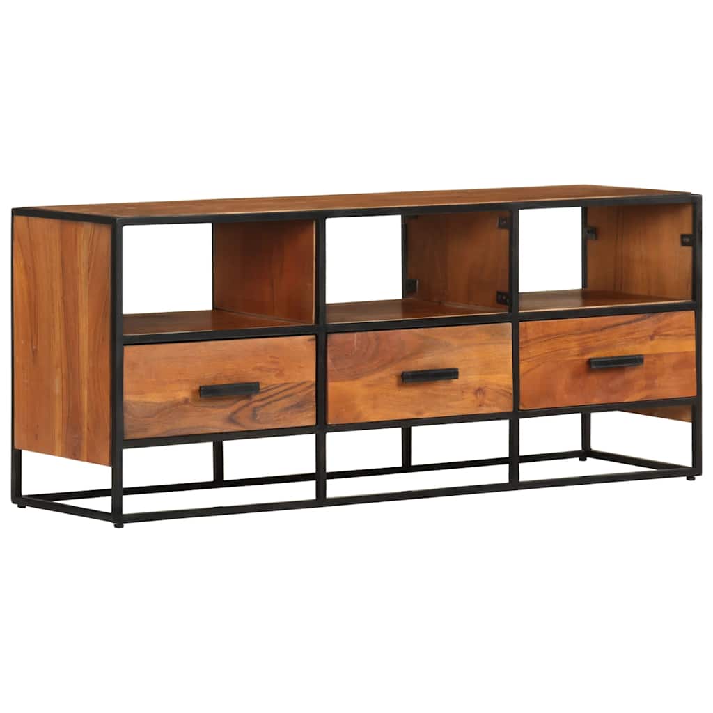 TV Cabinet 110 X 30 X 45 Cm Solid Acacia Wood