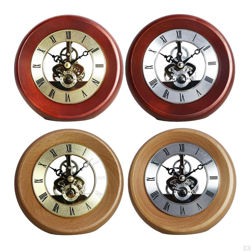 Gear Clock Living Room Dining Bedroom for Desk