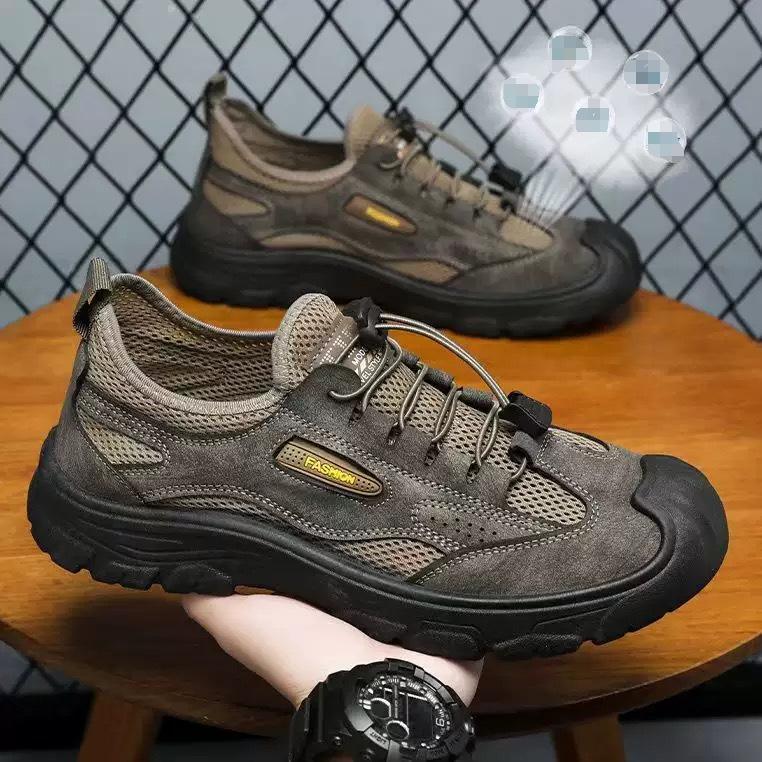 New shoes men's fashion outdoor breathable casual shoes men's mesh hollow men's shoes sports