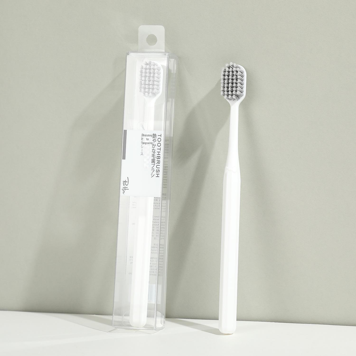 

Зубная щетка Black & White Spiral Bristle Travel — широкая головка, мягкая щетина, ручная чистка (Японский дизайн, индивидуальная упаковка) белый