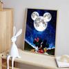 Disney 5D DIY Diamond Painting Decorations Mickey and Minnie Starry Night Romantic Diamond Embroidery Rhinestone Cross Stitch Set Handmade