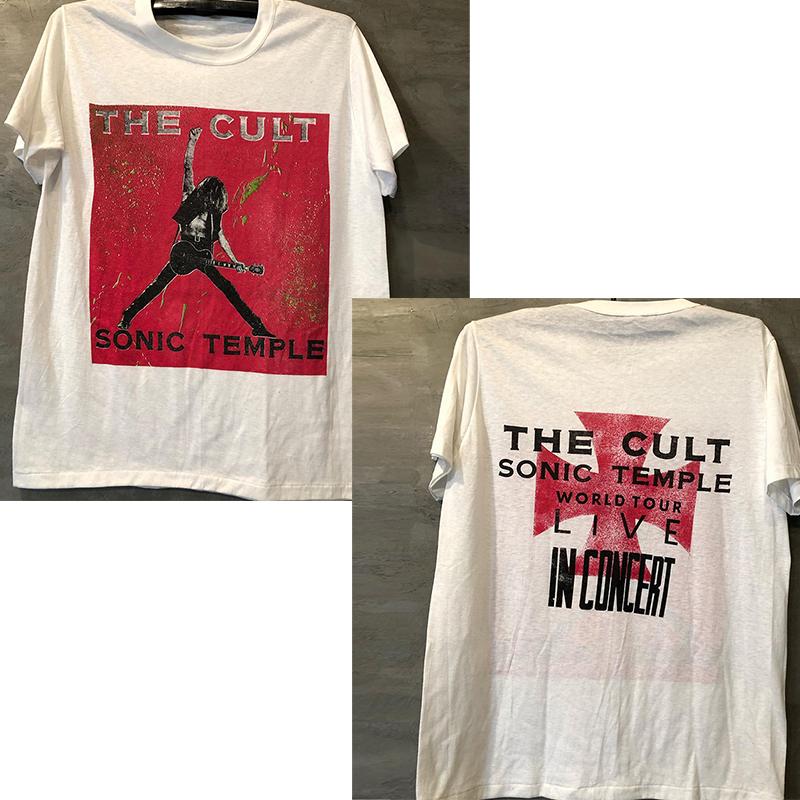 2024 Hip Hop Style The Cult European and American Band Oversize Retro Short-sleeved FashionRound Neck Men and Women Tee Shirt