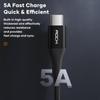 ROCK Cavo Caricabatterie Rapido PD Type C da 100W 5A per Macbook Cavo Caricabatterie Rapido da USB C a USB Type C