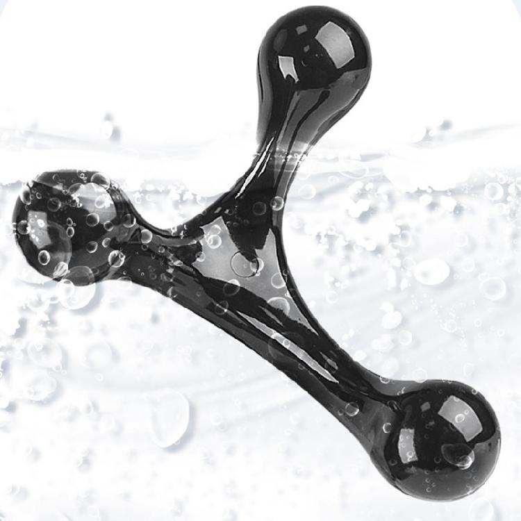 Handheld Manual Massager Three Ball Back Massage Stick Arch Body Massager Health Massage Tool