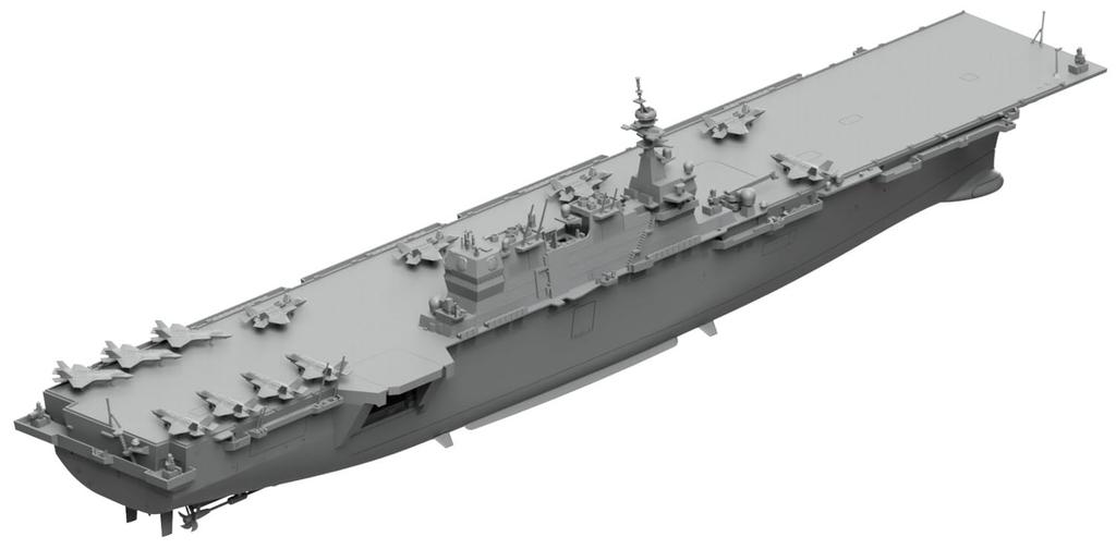 Pit-Road 1/700 Skywave Series JMSDF Destroyer DDH-184 Kaga 2024 (First Refit with STOVL Fighters) Plastic Model J108 (Ship)