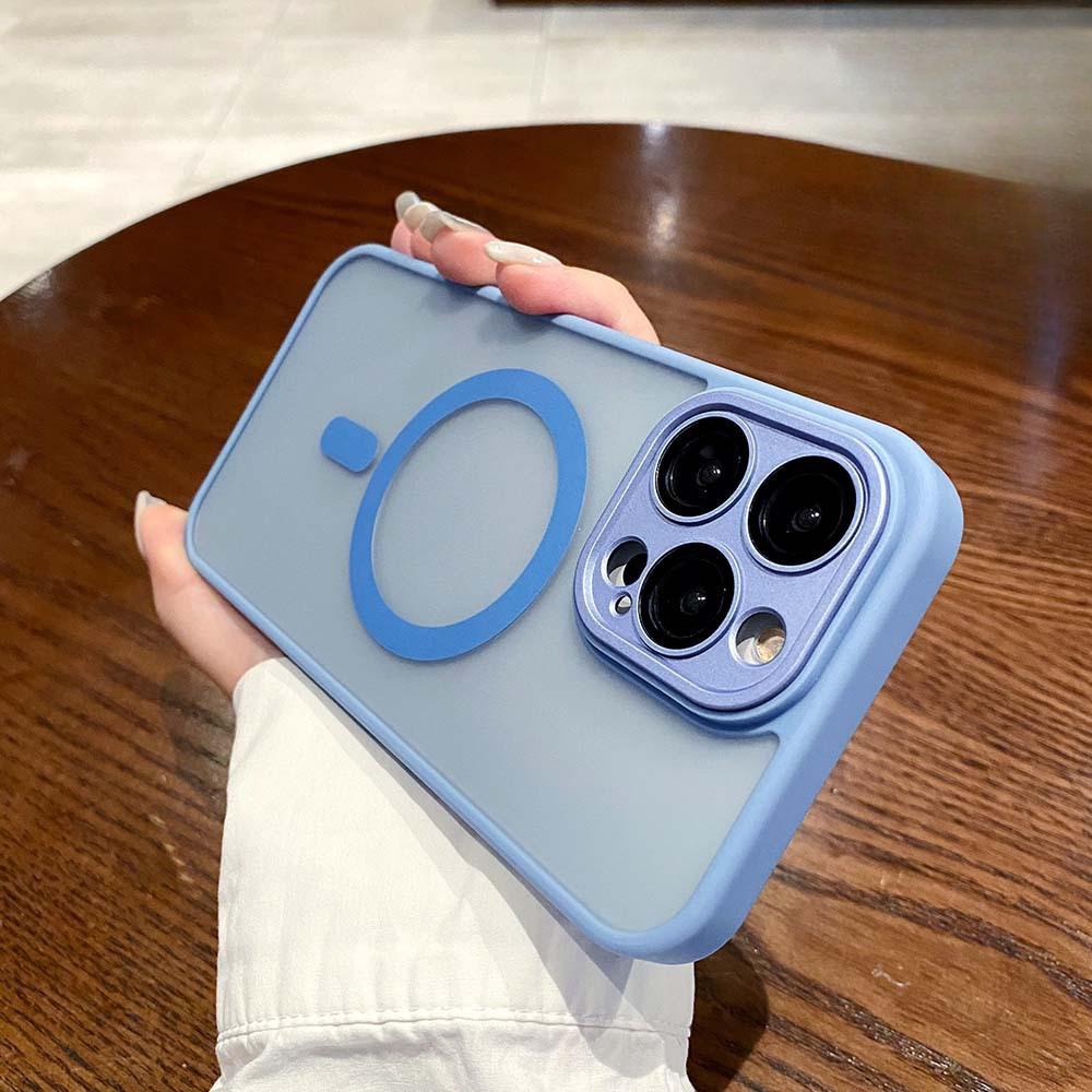 Applicable To IPhone16 Mobile Phone Case Magnetic Scrub Skin Feeling 13 Apple 15 Promax Protective Case 14 Full Package
