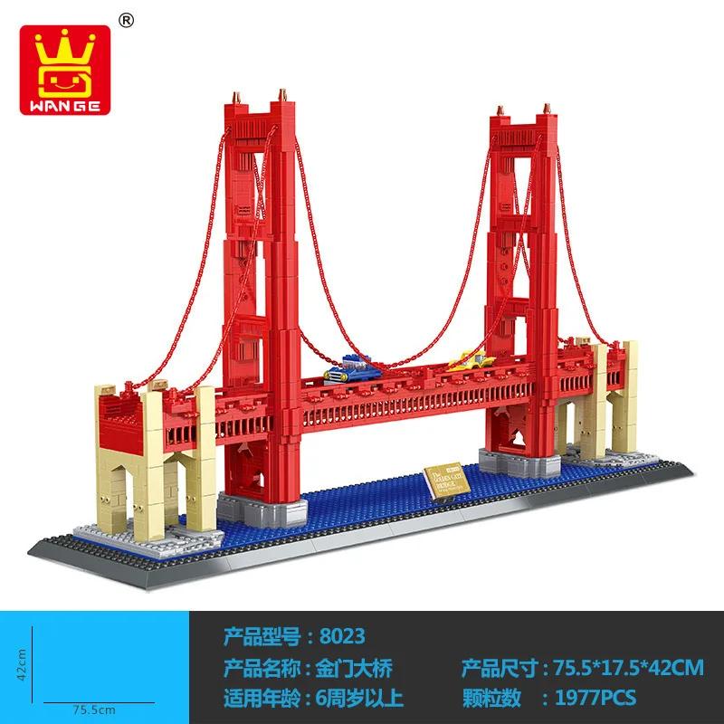 World Famous Building Block Creative City Museum Pyramid Architecture Church Villa  Tower Model DIY Bricks Toy for Kids Boy Gift