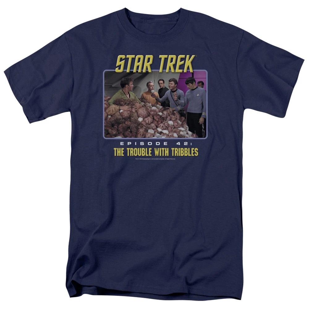 Star Trek Original Series The Trouble With Tribbles  Unisex Children s T-shirt Blue 110