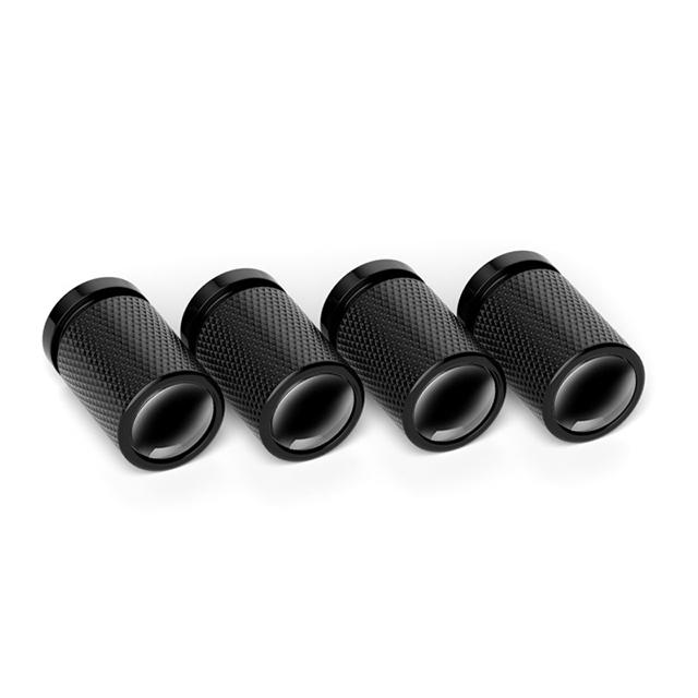 AUP1 4PCS/Set New Metal No Logo Car Wheel Tire Valve Caps Covers Dust-proof Auto Parts For Car Truck Bicycles Motorcycles Accessories