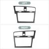 Carbon Fiber Auto Console Center Gps Navigation Panel Cover Trim Frame Car AccessoriesFor Volkswagen Golf 7 Gti Mk7 2013-2019