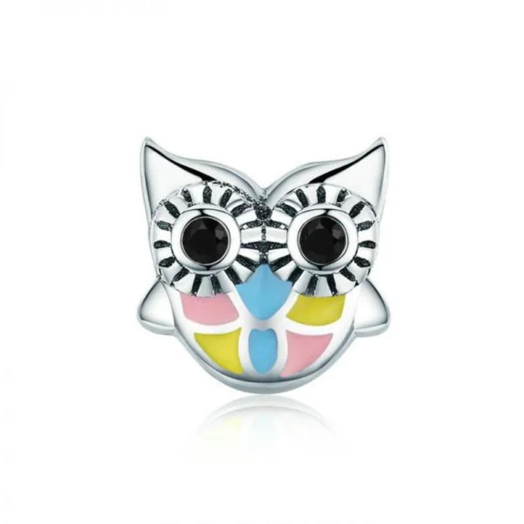 Charms Do Pandora Civetta Per Collana Argento S925