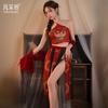 Sexy Underwear, Ancient Clothing, Court Style, Pure Desire Hanfu Belly Pocket Set, Sexy Classical Embroidery Perspective 6