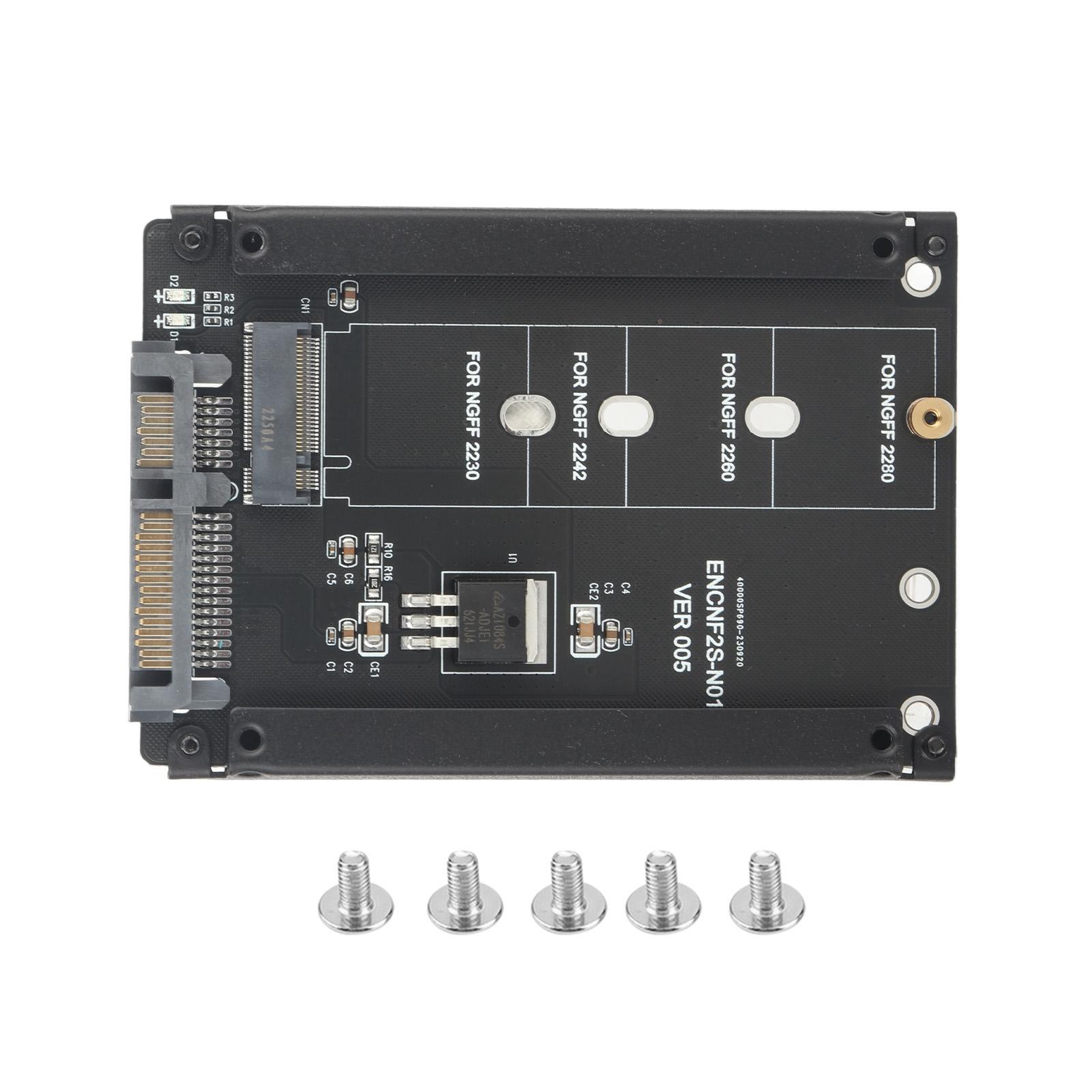 

High Performance 22pin M.2 NGFF to SATA Adapter Plug and Play M.2 to SATA B Key