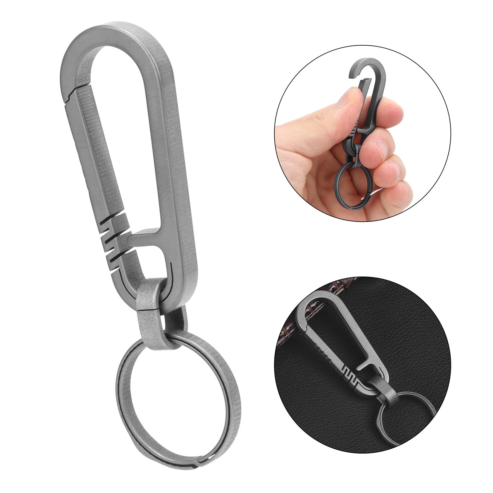 Alloy Keychain Key Holder Quick Release Key Chain   Buckle Hanging Carabiner