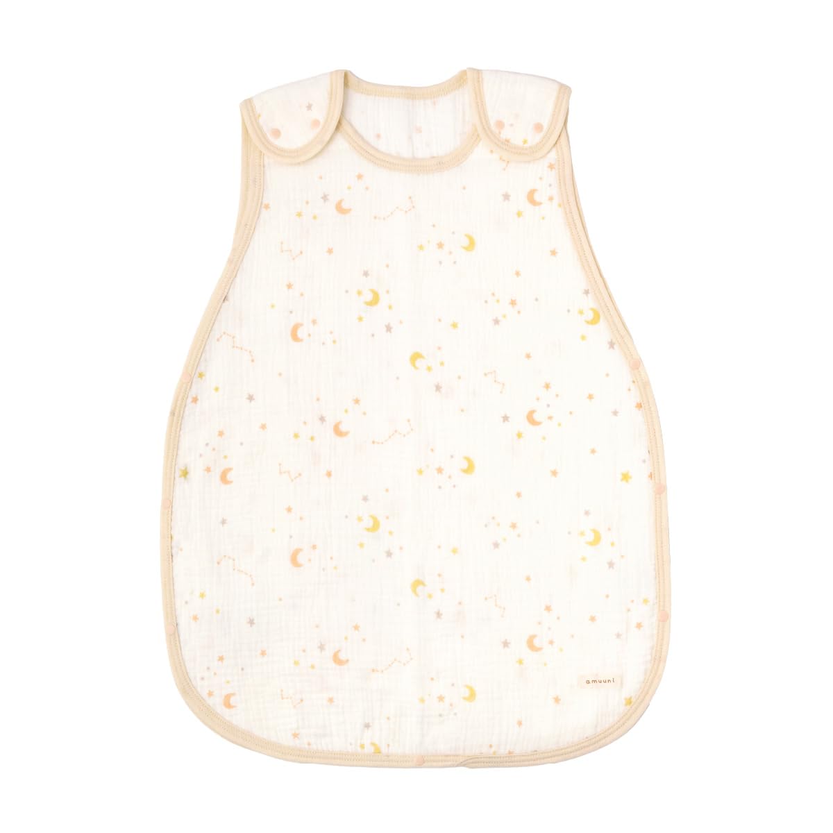 

amuuni Двухслойный Для Весны и Для и 2 Года и [Purifua] Слип, Марля, Лето, 100% Хлопок, 0, 1, (Звезды луны)