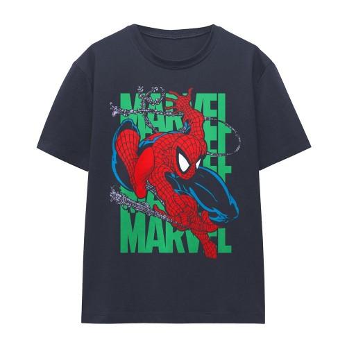Spider-Man Womens/Ladies Wall Crawling T-Shirt