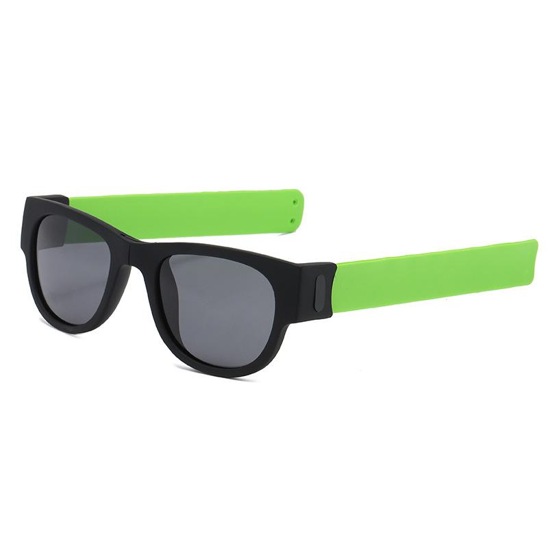 

Summer Trendy Sports UV Protection Sunglasses New Wrist Fold Flap Ring Glasses Outdoor Travel Beach Sun Glasses UV400 Eyewear W124698WW-As shown in Figure