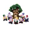 Grandpa Tree Figurine Resin Mini Gnome Statues Flower Fairy Miniatures Collectibles Fairy Garden Accessories for Indoor Potted Plant Decoration