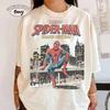 2026 New Movie Spider-Man Brand New Day Tom Holland Retro Print T Shirt Men Women Y2K Harajuku Loose Casual Tee Street Fashion