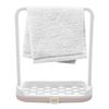 Kitchen Detachable Bar Towel Drying Rack Storage   Rack for Dishcloth Sponge Soa(Beige)
